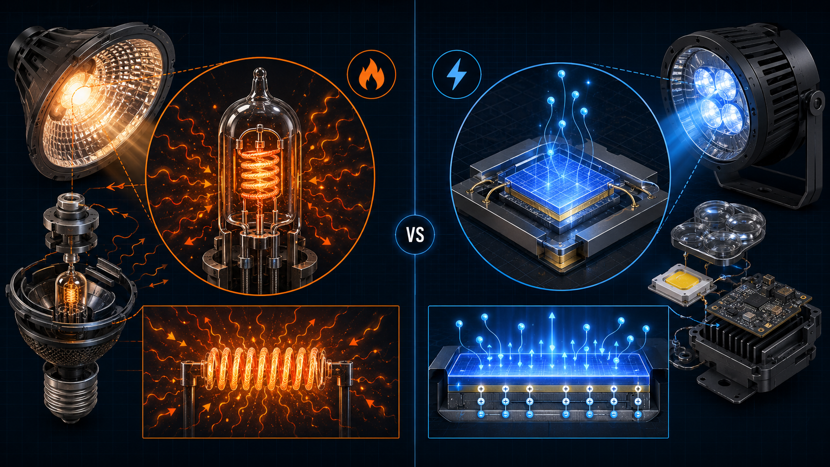 Comparision of Lamp and LED 램프와 LED의 비교